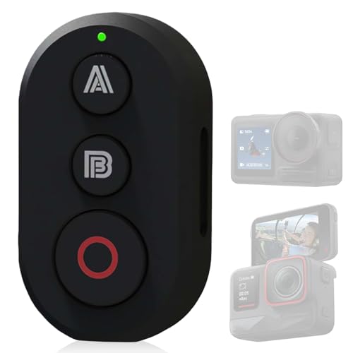 Pratico pacchetto di accessori: il set del telecomando Bluetooth include una vasta gamma di accessori come base del nastro, cinturino da polso, cinturino in silicone, cavo di ricarica e corda di sicurezza. Con questo telecomando wireless sarete sempre preparati al meglio e potrete controllare comodamente la vostra Action Camera WiFi a distanza