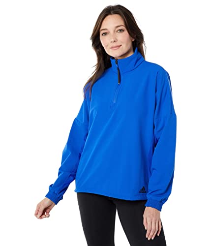 Sweat adidas Cold Ready 1/2 zip bleu pour vos séances de running matinales