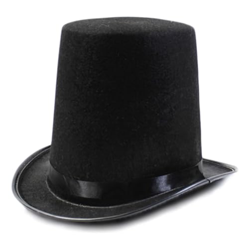 Kelisdi Sombrero occidental de ala ancha, estilo fedora para novio, ala corta, color para reuniones al aire libre, Panamá, hombres, Negro, Talla única