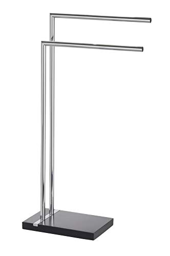 Preisvergleich Produktbild Handtuchständer Noble Black mit 2 Armen