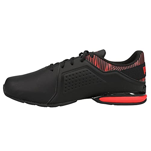 Image of PUMA Viz Runner Graphic Men's Running 13 D(M) US Black-High Risk Red