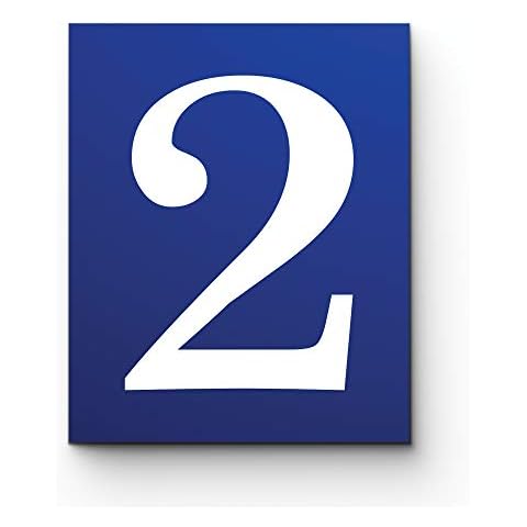 Kantu 2113003 Royal Blue Ceramic Tile Address Number Cover