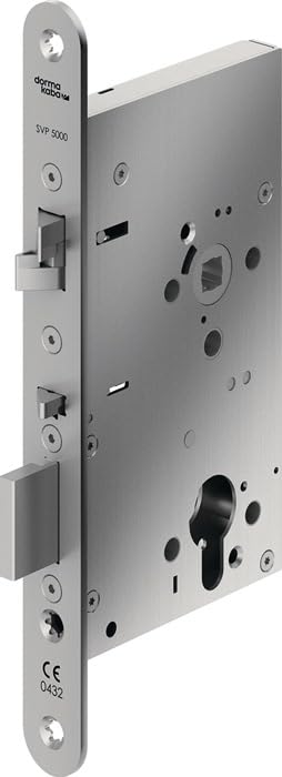 Panik-Einsteckschloss SVP 5xxx Fkt.E rd 24/55/72/9mm DIN L/R VA DORMAKABA