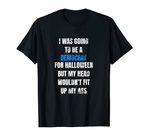 Divertido disfraz conservador antiliberal de Halloween para adultos Camiseta