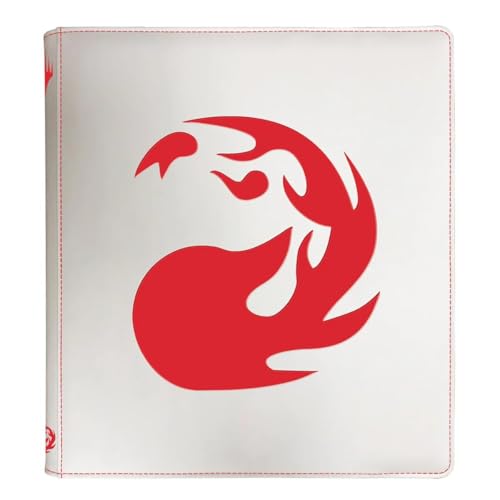 Image of Ultra PRO - Mana 8 12-Pocket Zip PRO-Binder - Mountain for Magic: The Gathering, Holds & Protects 480 Standard Sized Cards, Collector's Edition Durable Trading Secure Side-Loading Pocket Binder