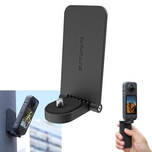 OSMO 360/X5/X4/POCKET 3、Goproシリーズマグネットマウントベース マグネット8個内蔵 角度調整可能 デスクトップスタンド Insta360 X4グリップ 持ち運びが簡単 X4/ X5アクセサリー