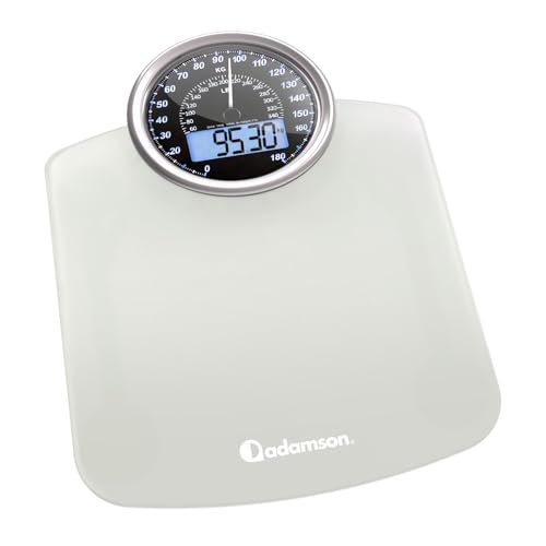 Adamson Hybrid Digitale Analoge Personenwaage 180 kg
