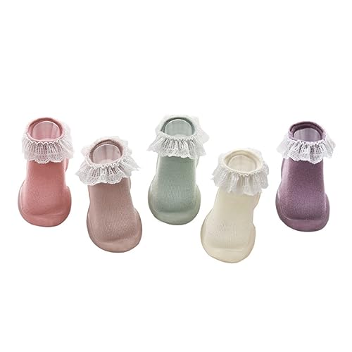 CONGARTENO Non-slip Toddler Socks Grip Socks for Boys and Girls 0-3 Years Old Anti-slip Ankle Cotton Warm Room