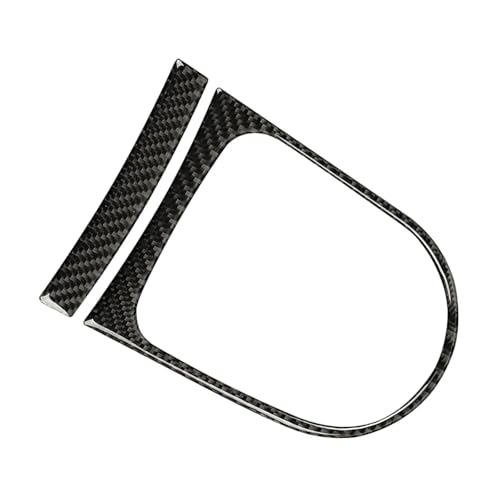 Embellecedor de fibra de carbono para cubierta del panel de cambios de Mustang interior 4