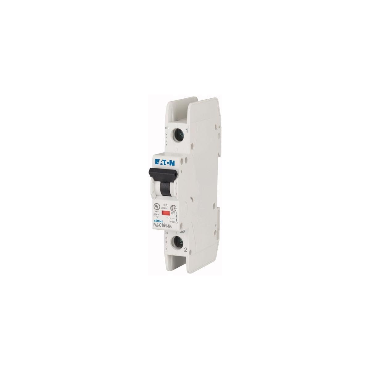 Eaton FAZ-C16/1-NA Interruptor Magnetotérmico FAZ, 16A, 1P, Curva C, NA
