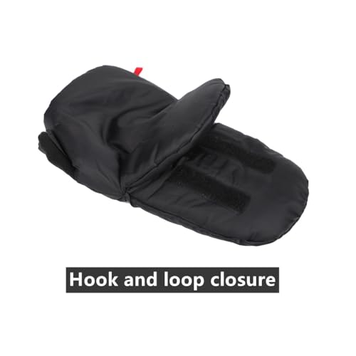 Image of 1 Pair Baby Stroller Hand Muffs Gloves Winter Thick Warm Gloves Pushchair Hand Warmer Gloves Mittens Windproof Waterproof Carriage Hand Muffs Stroller Warmmuffs Gloves Stroller Accessories