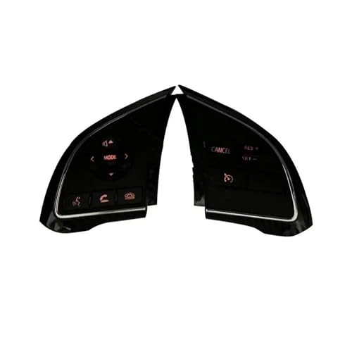 Bouton volant voiture Mitsubishi Outlander 3 accessoire interrupteur aspect carbone
