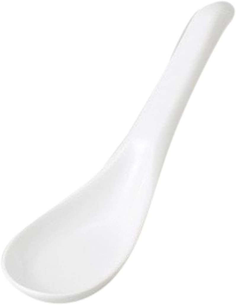 Set of 10, White Stacked Renge, 2.1 x 7.0 inches (5.4 x 17.7 cm), 2.3 oz (65 g), Japanese Renge, Ramen Shop, Chinese Tableware, Asian Cuisine, Restaurant, Commercial Use,