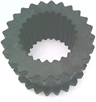 7J 2-3/16 INCH OAL, 4-11/32 INCH OD, 7 ONE PIECE SOLID, EPDM, FLEXIBLE COUPLING SLEEVE, ORDER 2 HUBS WITH SAME OD & 1 INSERT FOR COMPLETE COUPLING