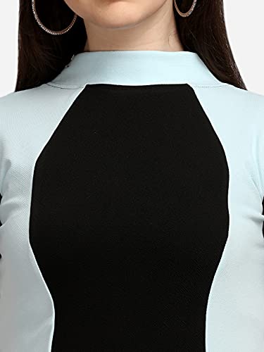 Image of PURVAJA Women's Corduroy Bodycon Knee-Length Cocktail Dress