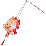 Uonlytech DIY Drachen Laternen Bastelset Traditionelles Materialpaket für Leuchtende Laterne Tragbare und Beleuchtbare Dekoration für Laternenfest und Chinesisches Neujahrsfest Zubehör