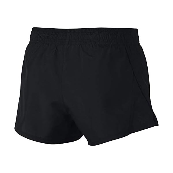 Nike-Womens-Dry-10K-Running-Shorts NIKE Women's 10K Running Shorts, Black/Black/Black/Wolf Grey, X-Large