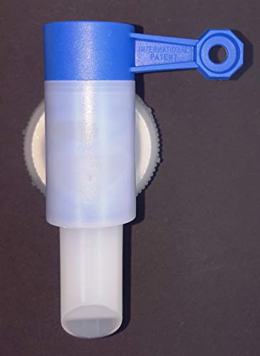 Boquilla de 1 pieza, grifo de bola, grifo dosificador, grifo roscado DIN 45, apto para bidones Cleanprince de 2, 5, 10 litros Cover