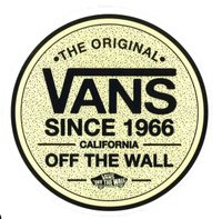 VANS SINCE 1966 CALIFORNIA OFF THE WALL STICKER �o���Y1966�J���t�H���j�A�X�e�b�J�[ (�x�C�W��)