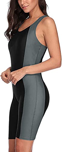 CharmLeaks Boyleg Swimsuits for Women One Piece Training Swimwear Bathing Suit