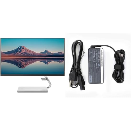 Image of Lenovo Q-Series 24 Inch (60.5Cm) 1920x1080 Pixels FHD IPS Monitor | Height Adjustment, 2X3W Speakers