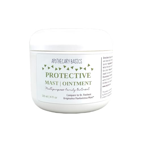Protective Mast | Ointment Handmade Multipurpose Family Ointment, Compare to Dr. Pavlovic Originalna Pavloviceva Mast - 4 fl oz (120 ml)