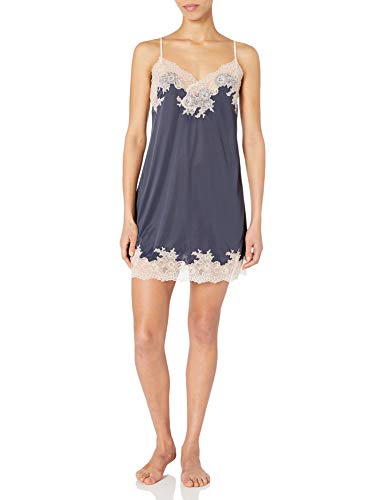 Natori Women's Plus Size Chemise, Night Blue/Rose, 1X #TOP5