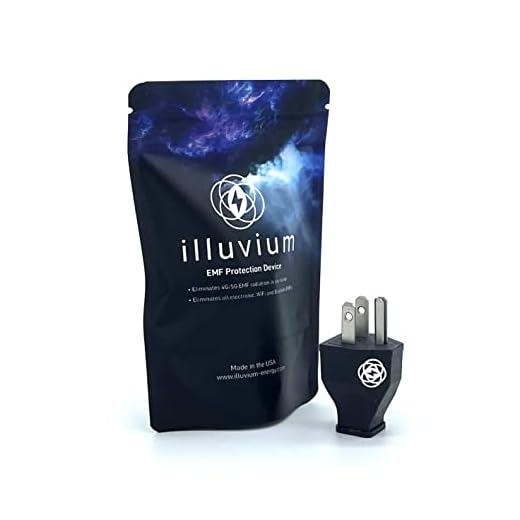 Illuvium EMF Home Protection Plug for Whole House Protection to Neutralize Harmful Incoherent Frequencies Anti Radiation 5G Device