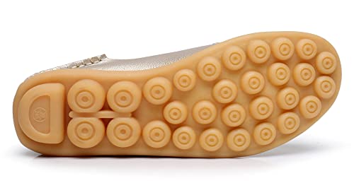 Image of VenusCelia Women's Natural Comfort 2 Walking Flat Loafer | Casual Shoes