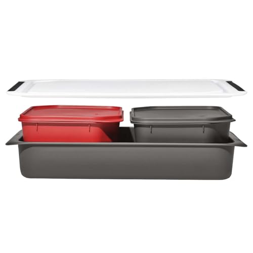 OXO SoftWorks Sistema de preparação e transporte para grelhar, pode ser lavado na lava-louças, livre