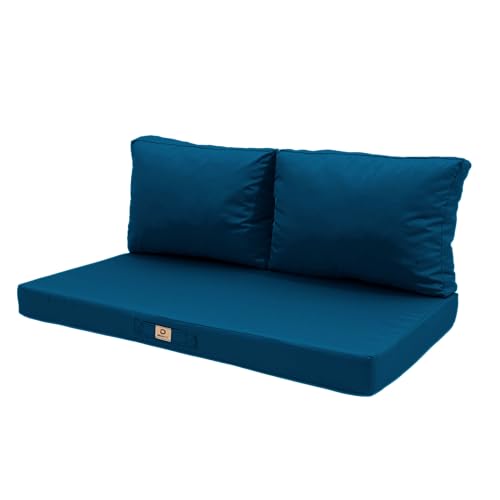 deco arts Coussins pour Salon de Jardin Déhoussable - Coussins extérieur - 120x60 cm - Coussin de...