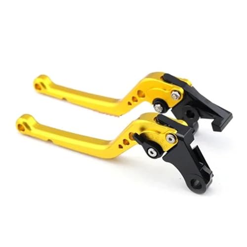 Motorrad Bremshebel Für Aprilia Für Caponord Für Dorsoduro 1200 Für RSV 1000 SL 1000 1998-2017 Motorrad CNC Kurze/lange Bremskupplungshebel Kupplung Bremshebel(Long yellow)