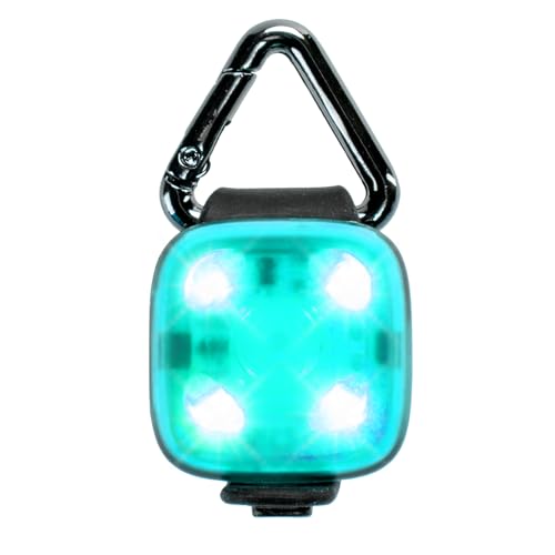woeita USB Rechargeable LED Dog Safety Light Waterproof Clip On Dog Light for Night Walking Running and Camping (Blue)