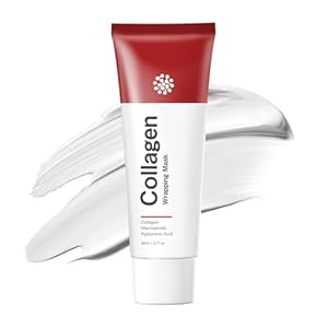 Collagen Wrapping Mask, Peel Off Facial Mask, Face Masks Skincare, Hydrolyzed Collagen For Glowing Skin, Deep Repairing, Hydrating, Glass Skin,Facial Masks Skin Care, Face Moisturizer 80ml 2.71oz