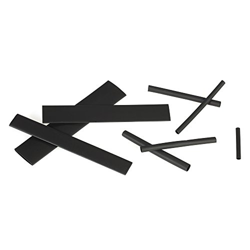 KKmoon Tubo Shrinkable 150 pcs Preto Poliolefinas Livre de Halogênio-Tubulação Do Psiquiatra Do Calo