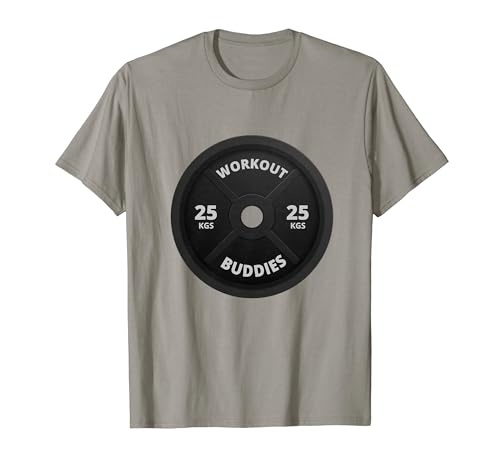 Workout Buddies – Dad, Mom, Boys & Girls Gym Partners Maglietta