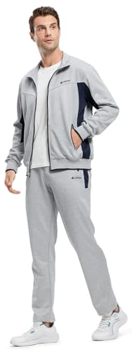 Rdruko Men's Tracksuit Sweatsuits 2 Piece Set Athletic Jogging Gym Activewear Sweat Track Suits Sets3