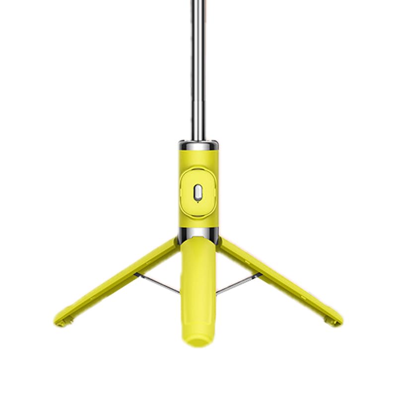 Trípode para teléfono con bluetooth selfie stick de aluminio 104 cm con luz dual 3