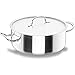 Lacor - 50028 - Cacerola Con Tapa Chef Classic 28 cm Inox, Color Plata