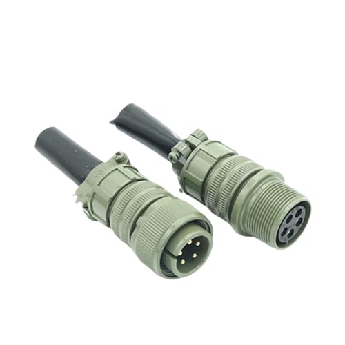 Conector militar 18SL con codo de 90° para conexiones de alta potencia seguras en espacios libres