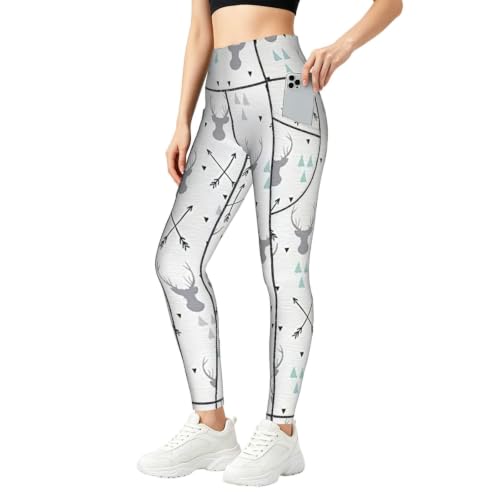 Pantalones de yoga para mujer tejido opaco premium mallas elásticas de alta resistencia