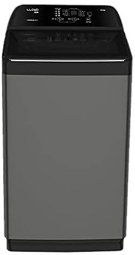 Image of Havells-Lloyd 8.0 Kg Fully Automatic Top Load Washing Machine GLWMT80GMBNE, Mid Black, 8 i-sense technology