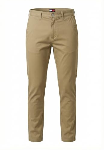 Tommy Jeans Herren Chino Hose Scanton Twill Slim Fit, Grün (Utility Sage), 31W/32L – Ansicht 4