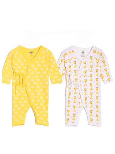 Image of The Mom Store Baby Romper Jabla Style Combo For Boys And Girls | Cotton | Soft Infant Bodysuit | Trendy Stylish Sleepwear For Newborn Baby | Printed | Unisex Comfortable Everyday Baby Wear