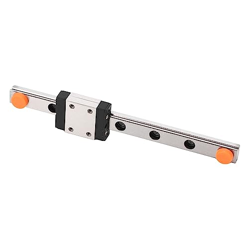 DAUERHAFT Mini Linear Guide Rail 100mm Smooth Sliding Linear Guide Rail MGN7C-100-1R Steel Bearing with Carriage Block for Control, DAUERHAFT6qibeku5tw
