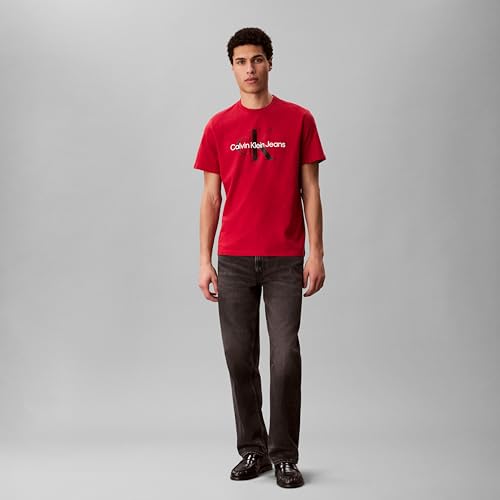 Image of Calvin Klein Men's Monogram Logo Crewneck T-Shirt