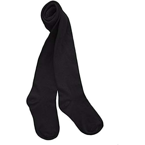 Country Kids Little Girls' Organic Winter Tight, Black, 6-8 Years Cover