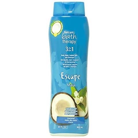 Belcam Bath Therapy Body Wash and Shampoo, Maui Coconut 32 fl. Oz Cover