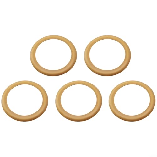 Lot de 5 segments de piston en caoutchouc pour huile - Compresseur d'air silencieux, haute et résistant à l'usure, compatibles avec les modèles 550 W/1100 W/1500 W - Accessoires de compresseur d'air