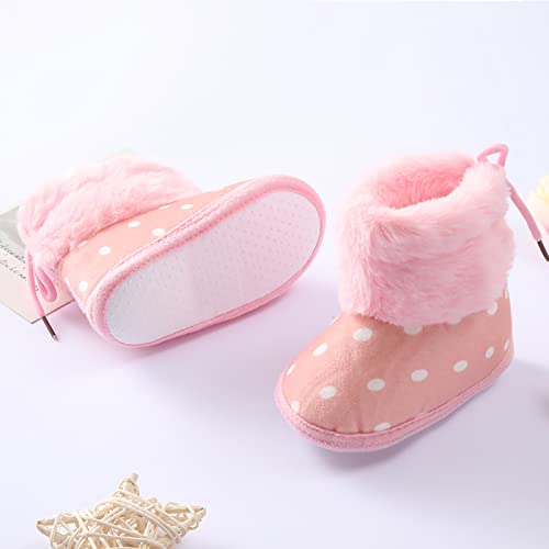 Newborn Shoes for Girls,Girls Dress Shoes Girl Sandals Prewalker Booties Cartoon First Walkers Shoes 0-18 Months4